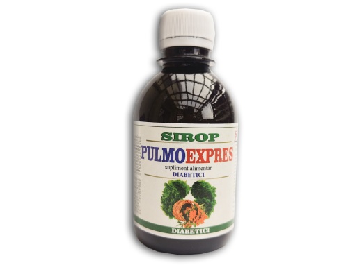 Sirop Pulmo Expres Pentru Diabetici 200ml , Elidor