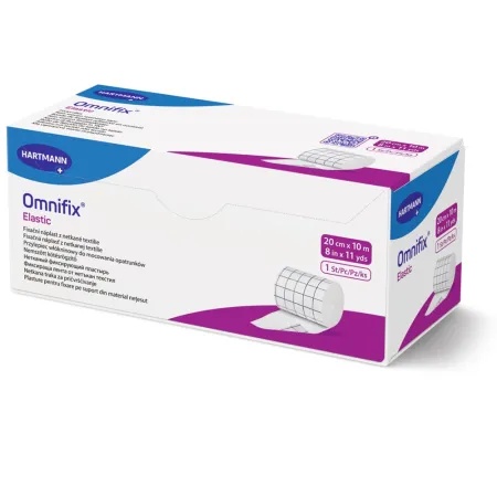 Banda adeziva Omnifix Elastic, 20 cm x 10 m, Hartmann