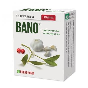 Capsule cu extract de Usturoi cu Paducel si Vasc, 30 capsule, Parapharm