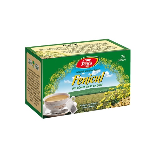 Ceai Fenicul D 159, 20 plicuri, Fares