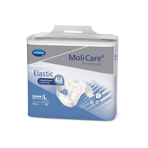 Slip pentru incontinenta MoliCare Premium Elastic 6 PIC marime L(165273), 30 bucati, Hartmann