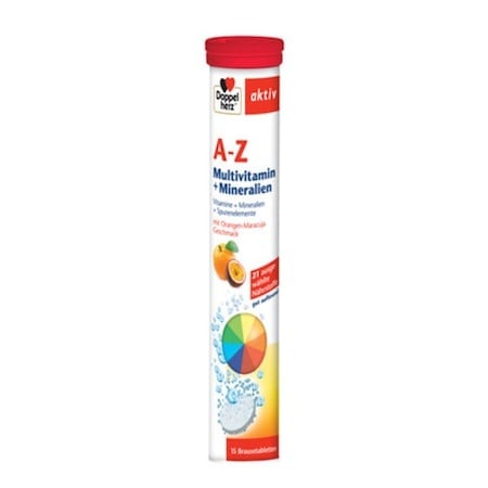 A-Z Vitamine Minerale Microelemente, 15 comprimate efervescente , Doppelherz