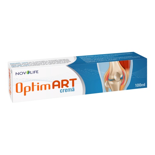 Crema pentru masaj Optimart, 100 ml, Novolife