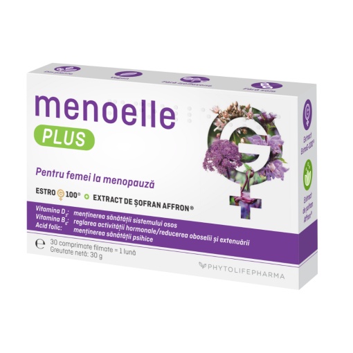 Menoelle Plus, 30 comprimate, Phytolifepharma