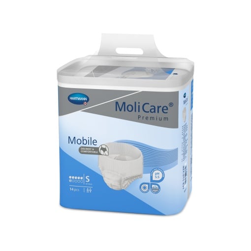 Slip tip scutec S pentru incontinenta Mobile MoliCare , 6 picaturi - 14 bucati, Hartmann