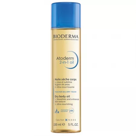 Ulei de corp 2 in 1 Atoderm, 150 ml, Bioderma