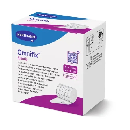 Banda adeziva Omnifix Elastic, 5 cm x 10 m, Hartmann