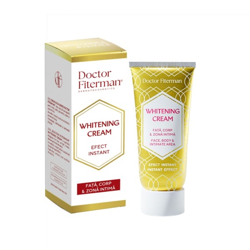 Crema de fata, corp si zona intima cu efect instant de albire, 75 ml, Doctor Fiterman - Img 1
