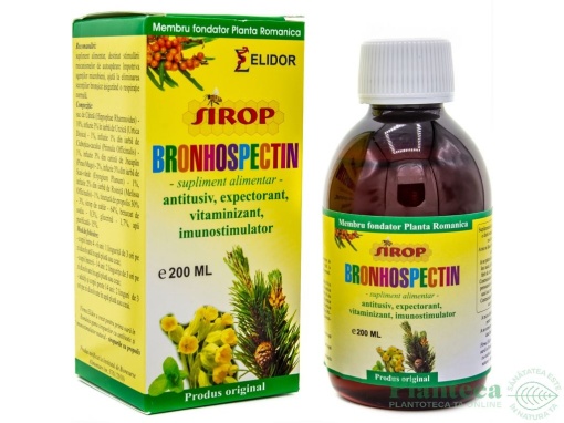 Sirop Bronhospectin, 200 ml, Elidor