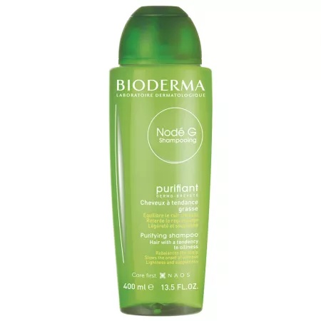 Sampon purifiant pentru par gras Node G, 400 ml, Bioderma
