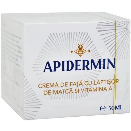 Crema de fata cu laptisor de matca si Vitamina A Apidermin, 50 ml, Complex Apicol