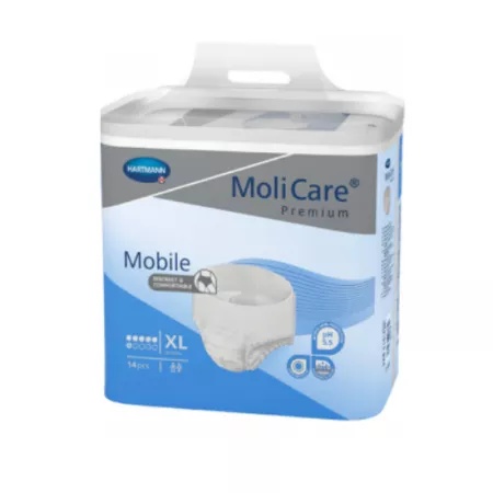 Slip tip scutec XL pentru incontinenta Mobile MoliCare , 6 picaturi - 14 bucati, Hartmann