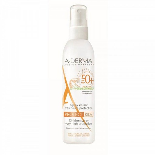 Spray protectie solara pentru copii SPF 50+ A-Derma Protect, 200 ml, A-Derma