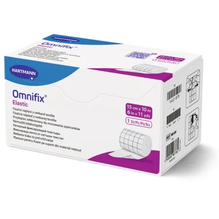 Banda adeziva Omnifix Elastic, 15 cm x 10 m, Hartmann