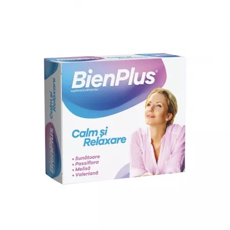 Bien Plus Calm si Relaxare, 20 capsule, Fiterman Pharma - Img 1