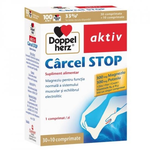 Carcel Stop Aktiv, 30 + 10 comprimate, Doppelherz