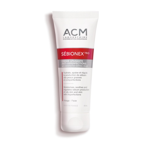 Crema calmanta anti-imperfectiuni Sebionex Trio, 40 ml, Acm