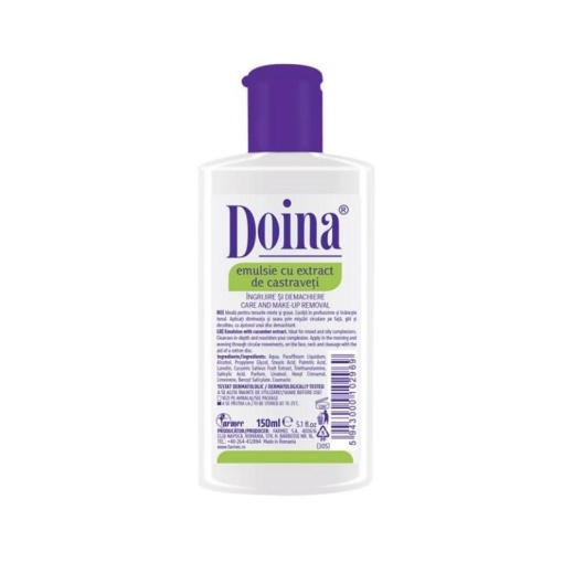 Emulsie cu extract de castraveti Doina, 150ml, Farmec