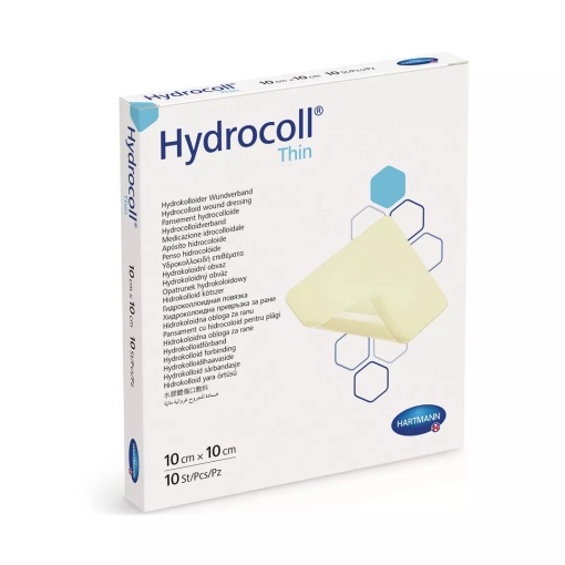 Pansamente Hydrocoll Thin, 10 x 10 cm, 10 bucati, Hartmann