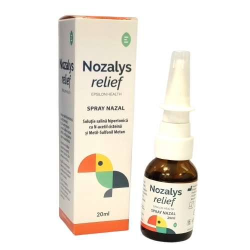 Spray nazal Nozalys relief, 20 ml, Epsilon Health