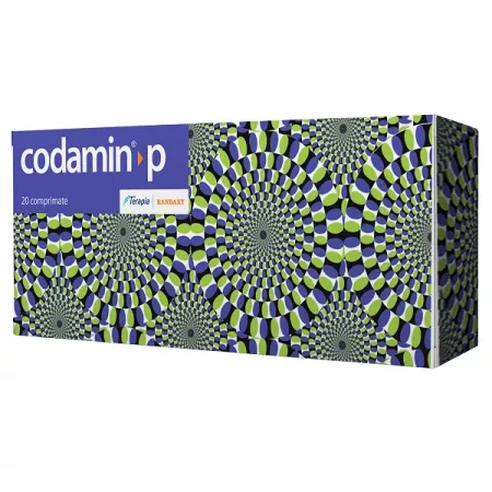 Codamin P, 20 comprimate, Terapia - Img 1