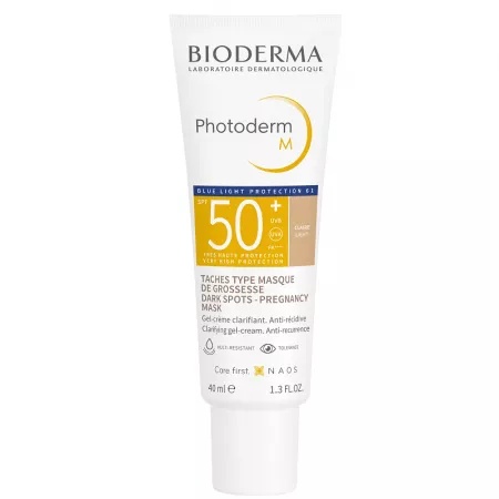 Gel-crema corectoare cu SPF50+ deschis Photoderm M, 40 ml, Bioderma