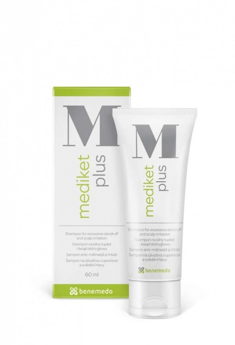 Sampon dermatologic antimatreata si iritatii Mediket Plus, 60 ml, Benemedo