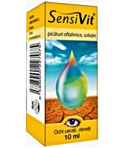 Sensivit picaturi oftalmice, 10 ml, Unimed Pharma