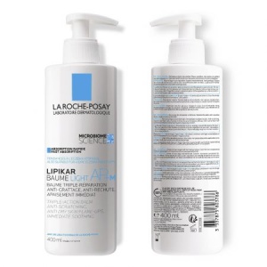 Balsam cu tripla actiune impotriva puseurilor de uscaciune a pielii Lipikar Baume Light AP+M, 400 ml, La Roche-Posay - Img 2