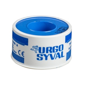 Banda autoadeziva pentru fixarea pansamentelor non-ocluzive UrgoSyval, 5m x 2,5cm, Urgo - Img 2