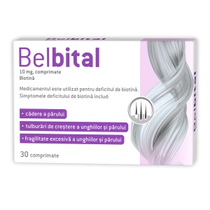 Belbital, 10 mg, 30 comprimate, Natur Produkt