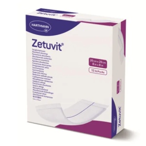 Comprese absorbante Zetuvit, 20x20 cm, 15 bucati, Hartmann