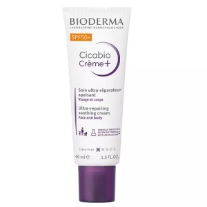 Crema reparatoare cu SPF50+ Cicabio Creme+, 40 ml, Bioderma