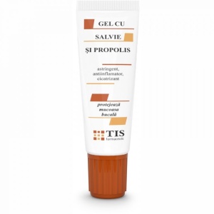Gel cu salvie si propolis Tisodent, 20 ml, Tis Farmaceutic