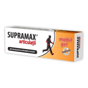 Gel masaj pentru articulatii si muschi Supramax, 100 ml, Zdrovit