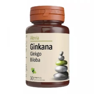 Ginkana Ginkgo Biloba 40 mg, 30 comprimate, Alevia
