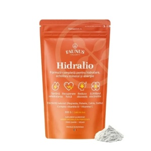 Hidralio electroliti naturali pudra, 300g, Faunus Plant