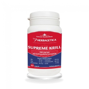 Krill Oil Supreme Omega 3, 60 capsule, Herbagetica