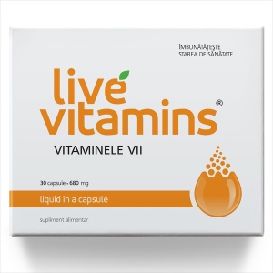 Live Vitamins pentru imbunatatirea starii de sanatate 30 capsule, Vitaslim