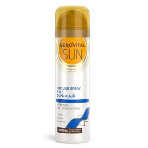 Lotiune spray 3 in 1 dupa plaja Sun, 150 ml, Gerovital
