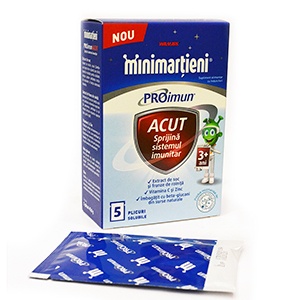 Minimartieni PROimun Acut 3+ ani, 5 plicuri, Walmark
