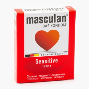Prezervative Masculan Sensitive 3 Bucati