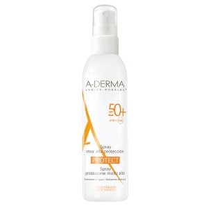 Spray pentru piele sensibila cu SPF 50+ A-Derma Protect, 200 ml