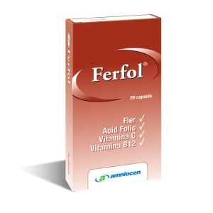 Amniocen Ferfol , 20 Comprimate