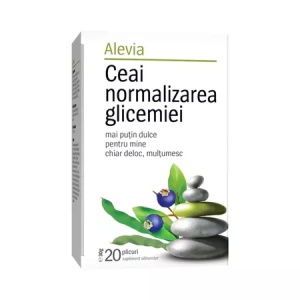 Ceai normalizarea glicemiei, 50 g, Alevia