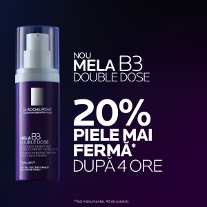 Concentrat intensiv serum-crema anti-pete solare si pete pigmentare Mela B3 Double Dose, 40 ml, La Roche-Posay - Img 2