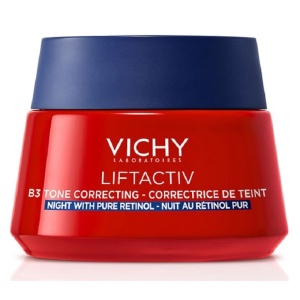 Crema de noapte antirid, antipete pigmentare cu retinol pur si niacinamida Liftactiv B3, 50 ml, Vichy