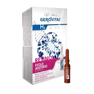 Fiole antirid cu retinol H3 Retinol, 10 fiole x 2 ml, Gerovital