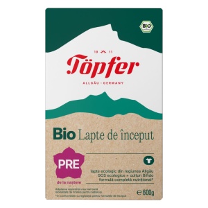 Lapte praf Bio Pre Lactana, +0 luni, 600 gr, Topfer