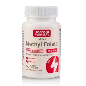 Methyl Folate Jarrow Formulas, 400 mcg, 60 capsule vegetale, Secom